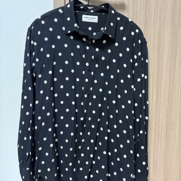 생로랑 도트 셔츠 39