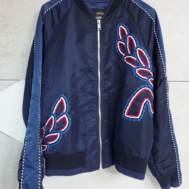 MCM 우먼 블루종 자켓