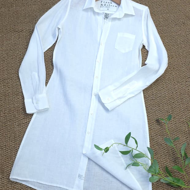 Frank & Eileen 린넨 셔츠 원피스
