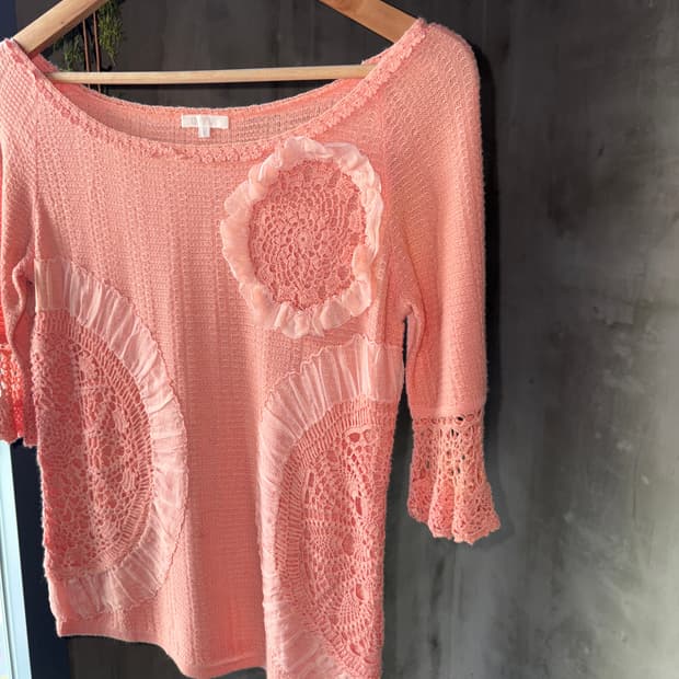 Crochet hlaf knit
