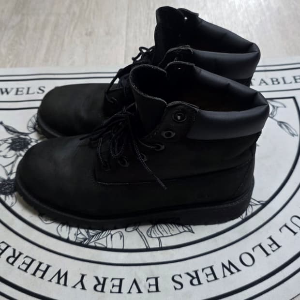 (225~230)팀버랜드 6인치 워터푸르프 블랙 여성부츠