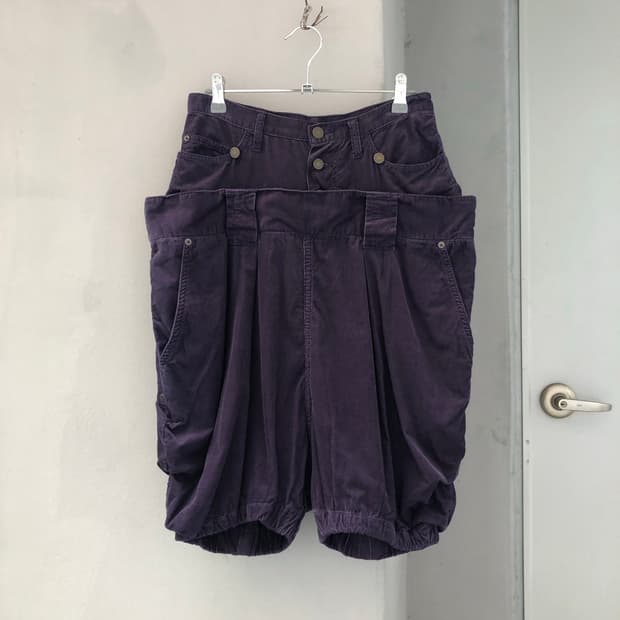 Frapbois corduroy shorts