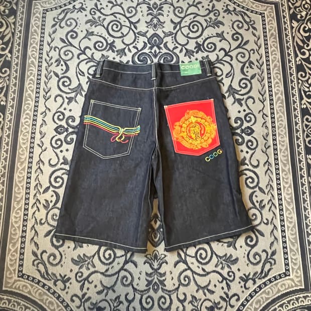 36 COOGI 데님 하프 팬츠/W2381