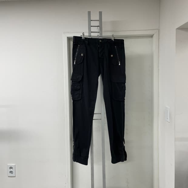 돌체앤가바나 카고 팬츠 블랙 50