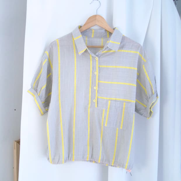 lemon line stripe shirts