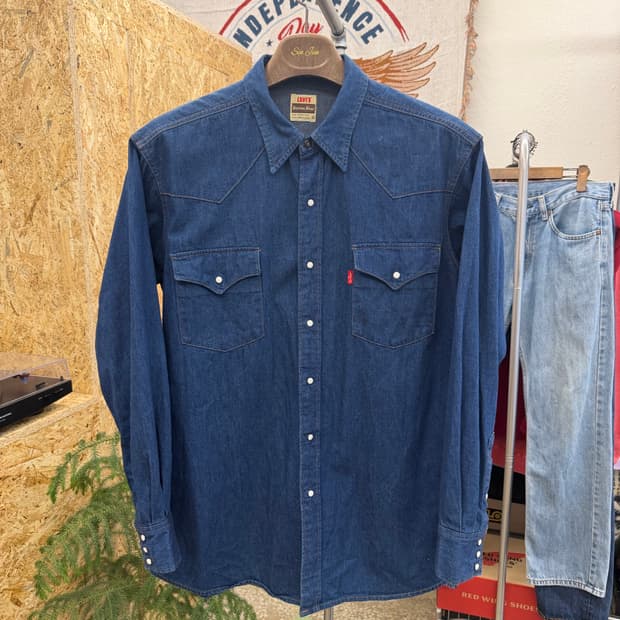 90‘s 리바이스 웨스턴 데님 셔츠