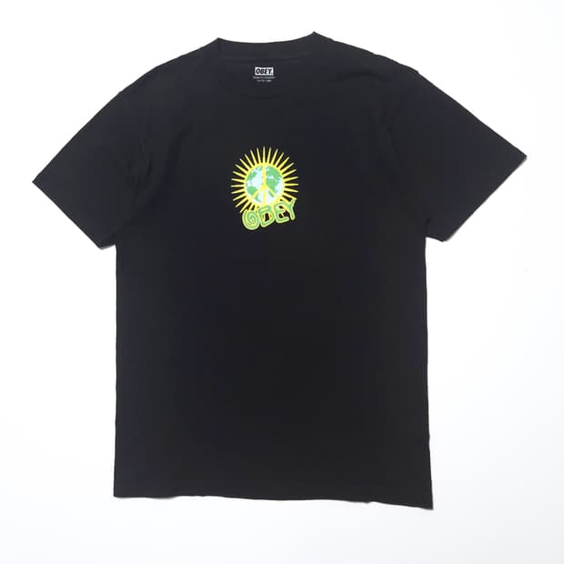 오베이 OBEY 월드 파즈 클래식 반팔 티셔츠 블랙