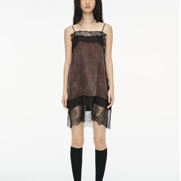 세릭 레이스 슬립 드레스