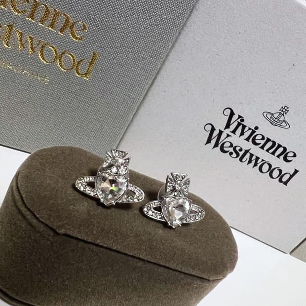 Vivienne Westwood heart earings