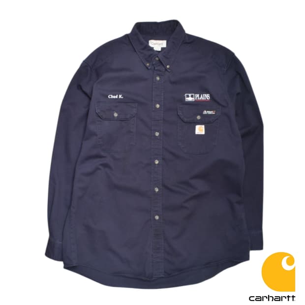 칼하트 헤비 코튼 워크 셔츠 남방 L N0729