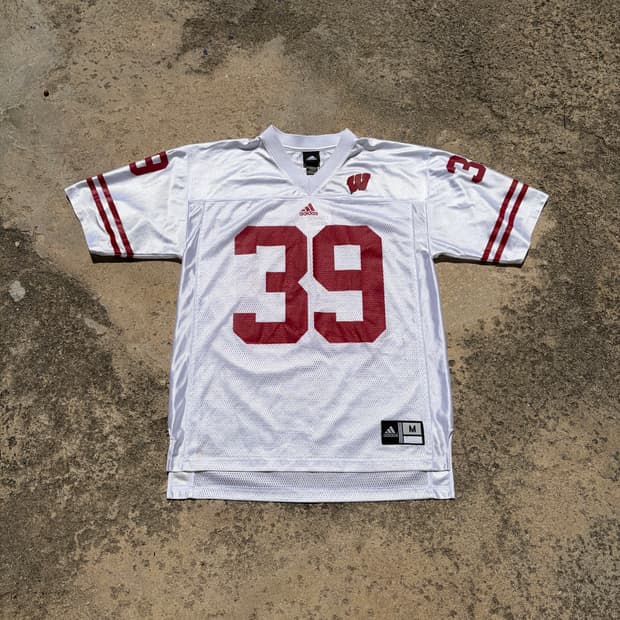아디다스 NFL 위스콘신 배저스 빈티지 유니폼 져지 M