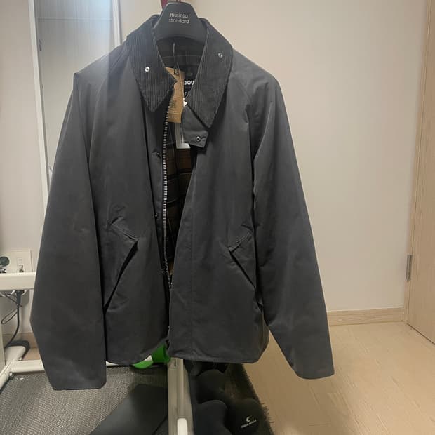 새상품)바버 트랜스포트 그레이 40사이즈