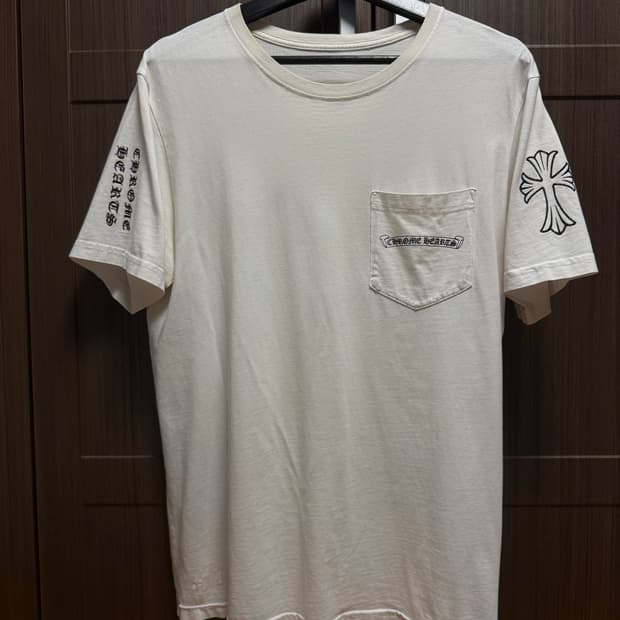 크롬하츠 세메터리 백프린팅 티셔츠