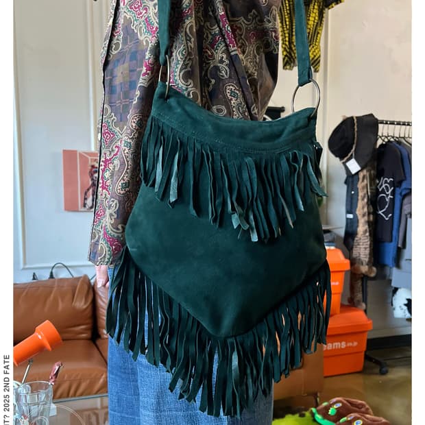 1940-50's Original Vintage Fringe Bag