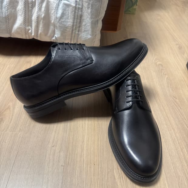 zara 자라 소가죽 레더 더비 구두 43사이즈 새상품 판매 