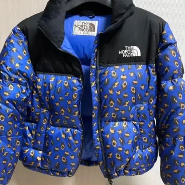 노스페이스 크롭눕시 레오파드85