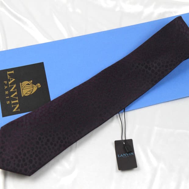 랑방 8cm 미사용 신형 프랑스 남자 명품 넥타이