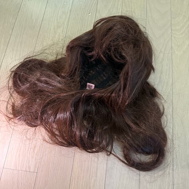 [시착도안한새상품] 핑크에이지 가발 모음: 통가발, 피스,반가발,앞머리