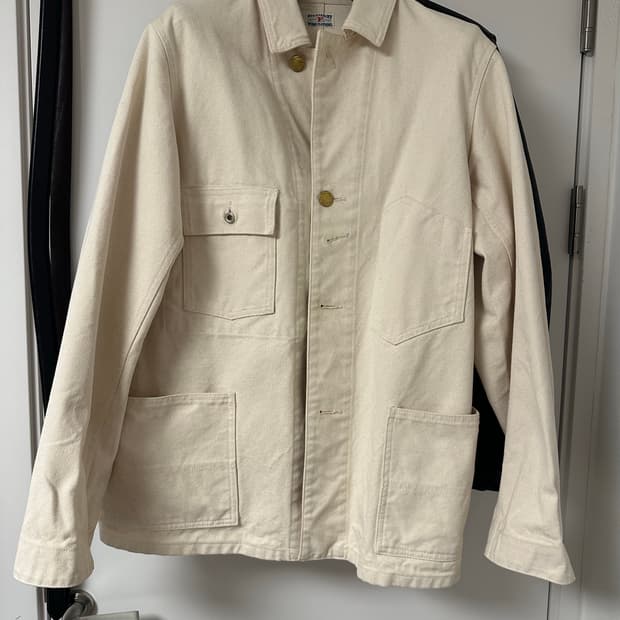 풀카운트 20ss 에크루 초어자켓 42