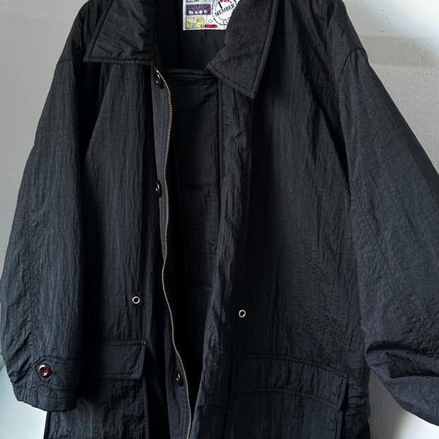  Padded design single collar easy coat