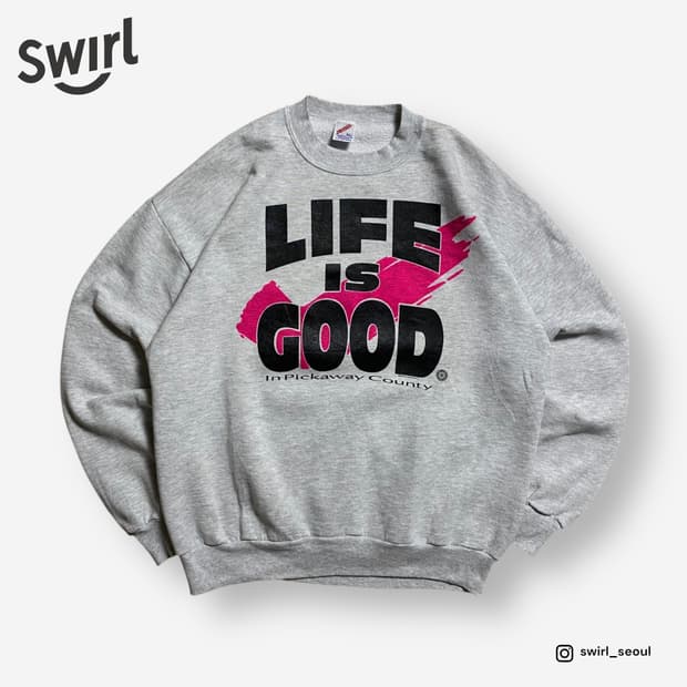🌊90s USA “Life is good” sweatshirtslc