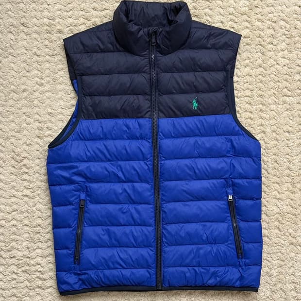 폴로 골프 패커블 방수 패딩조끼