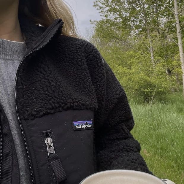 파타고니아 레트로 X  플리스 자켓 블랙