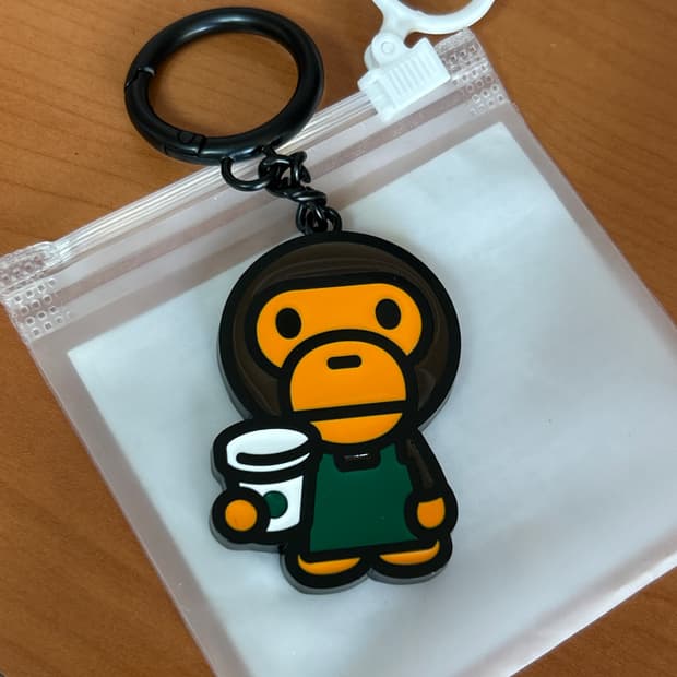 스타벅스 베이프 마일로 키링