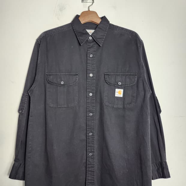 칼하트 블랙 워크셔츠