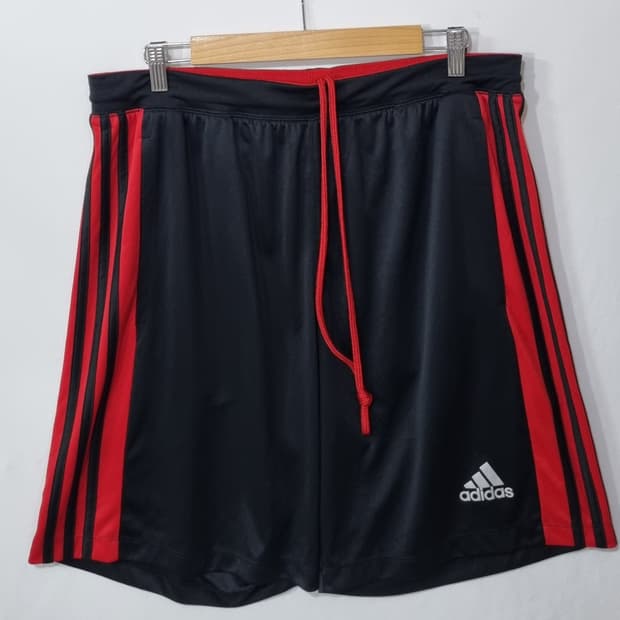 XXL (110) 아디다스 블랙 기능성 반바지