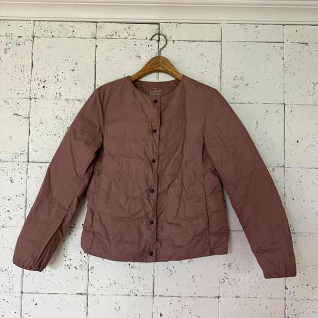 우먼S 무지 무인양품 경량패딩