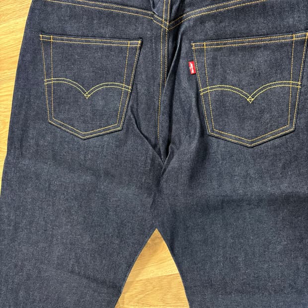리바이스 501 프리미엄 셀비지 데님 새제품입니다