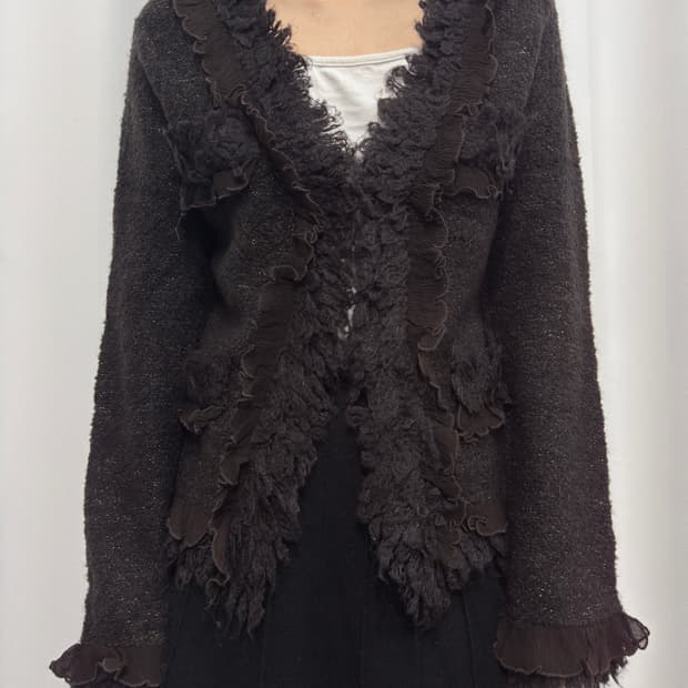 nicole design wool cardigan