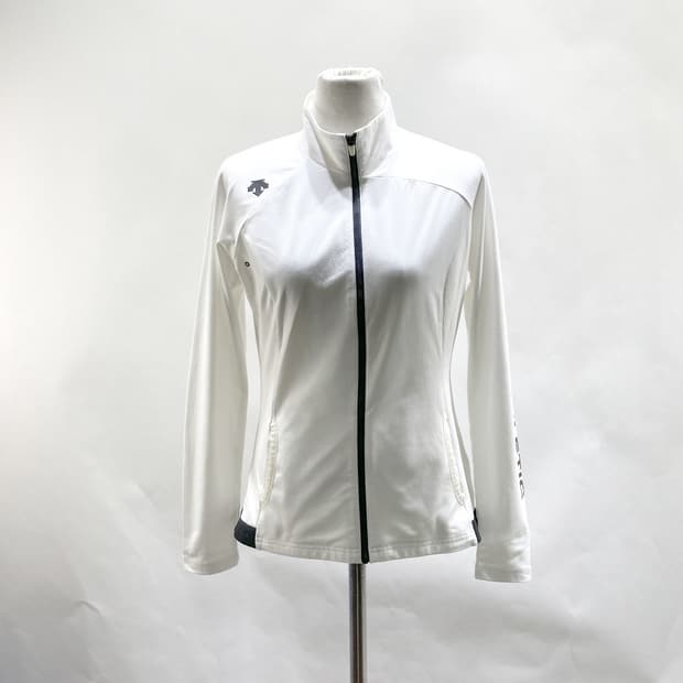 데상트 여성스포츠집업자켓 화이트 S 