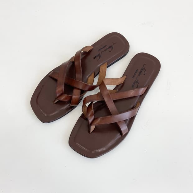 Nuovo Nicar 레더 슬리퍼 