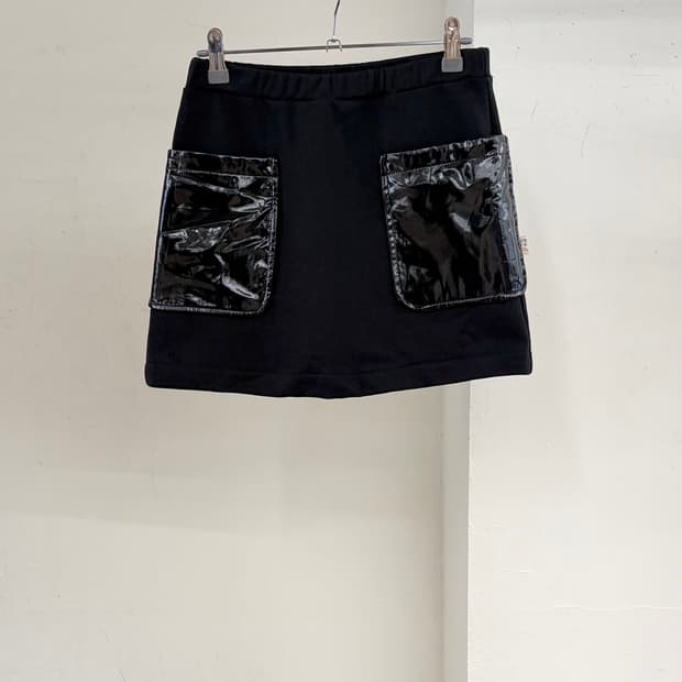 n21 키즈 블랙 미니 스커트 