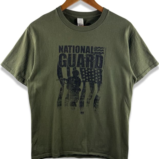 USA 생산 National Guard 티셔츠3708