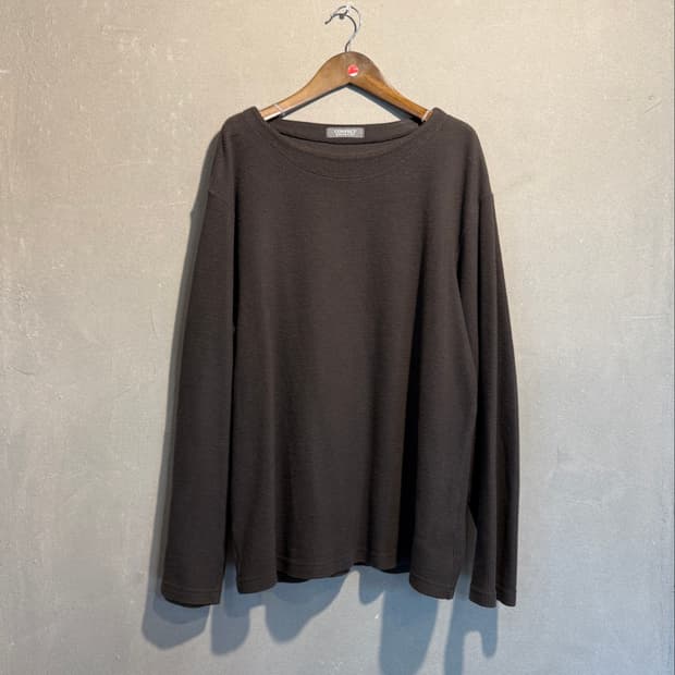 네스트 로브 컨팩트 보트넥 골지 롱슬리브 3(XL)