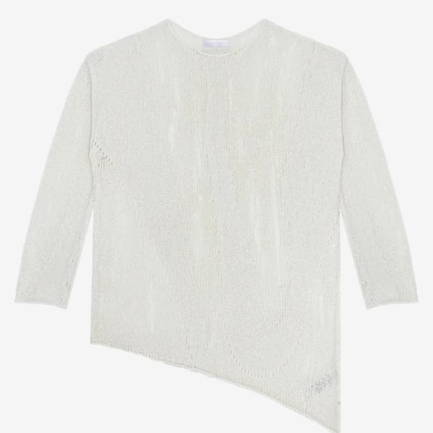 Brindled See-through Knit [ Ivory ]