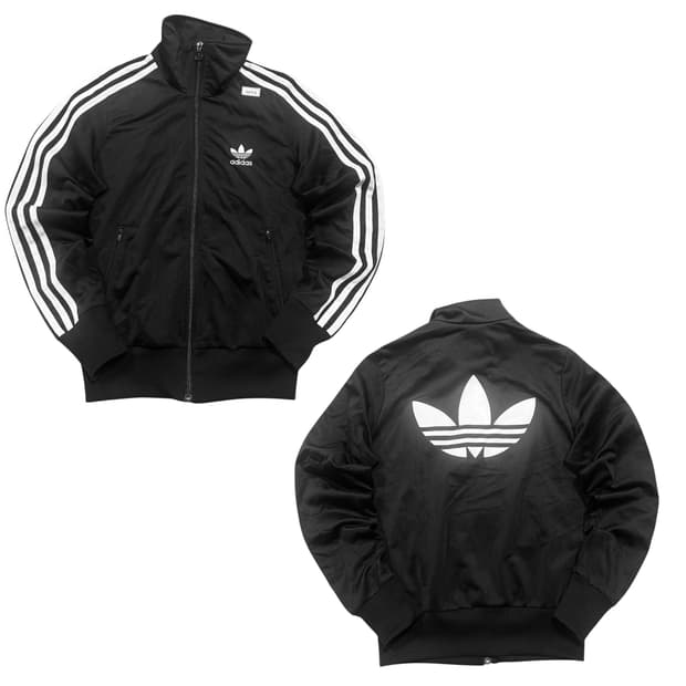 ✨ (바배) 아디다스 파이어버드 빅로고 블랙 트랙탑 져지