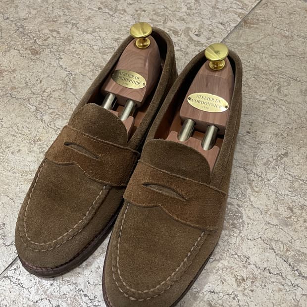 알든 6243f 스너프 스웨이드 로퍼 6d