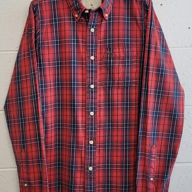 아베크롬비(Abercrombie & Fitch) 체크패턴 셔츠 판매