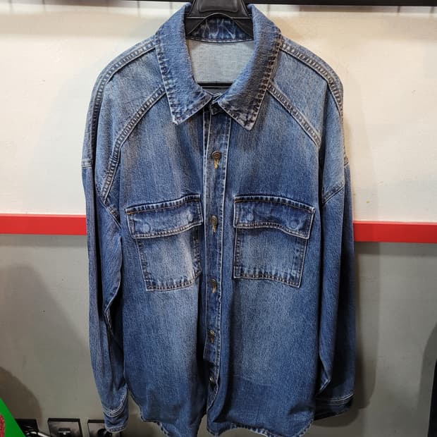 정품 JUUN.J 준지 오버핏 데님자켓