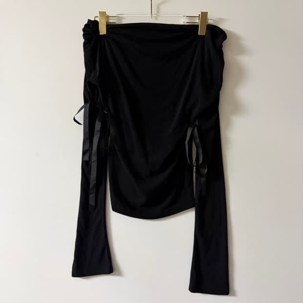 새상품 여자 기모 오프숄더 후드티