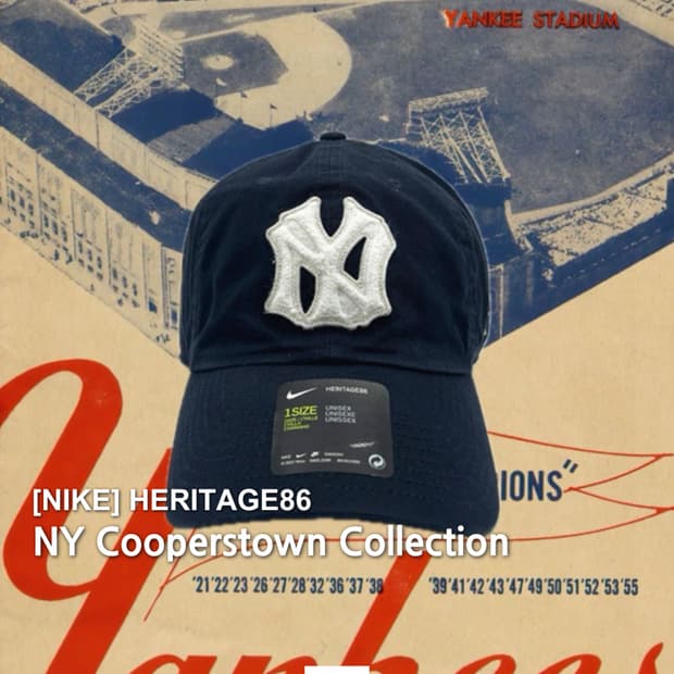 나이키 네이비 모자 NIKE MLB 뉴욕 양키스 헤리티지86 볼캡