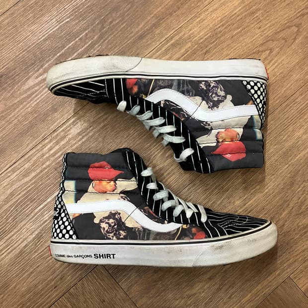 슈프림 꼼데가르송 반스 하이