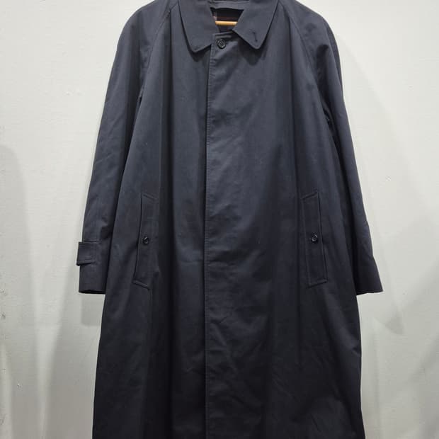 버버리 내피분리형 트렌치코트 다크네이비 롱코트 남성 105~110사이즈