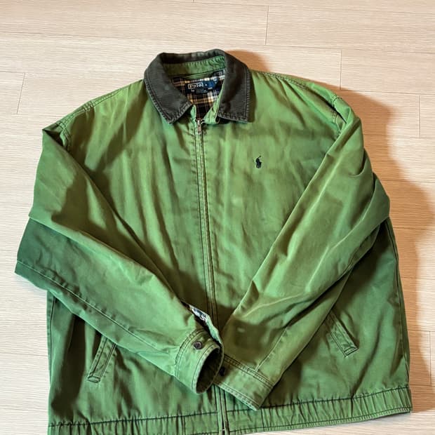 폴로 랄프로렌 그린 코튼 자켓 L