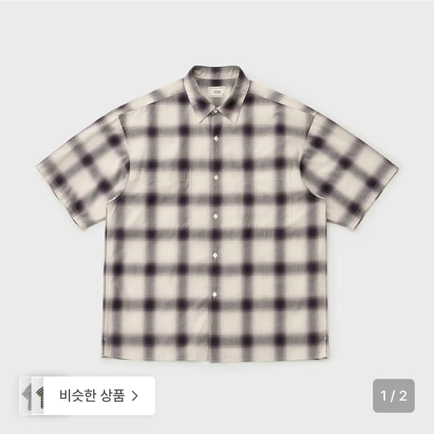 어나더오피스 Writer Ombre Shirt (White-Ombre)