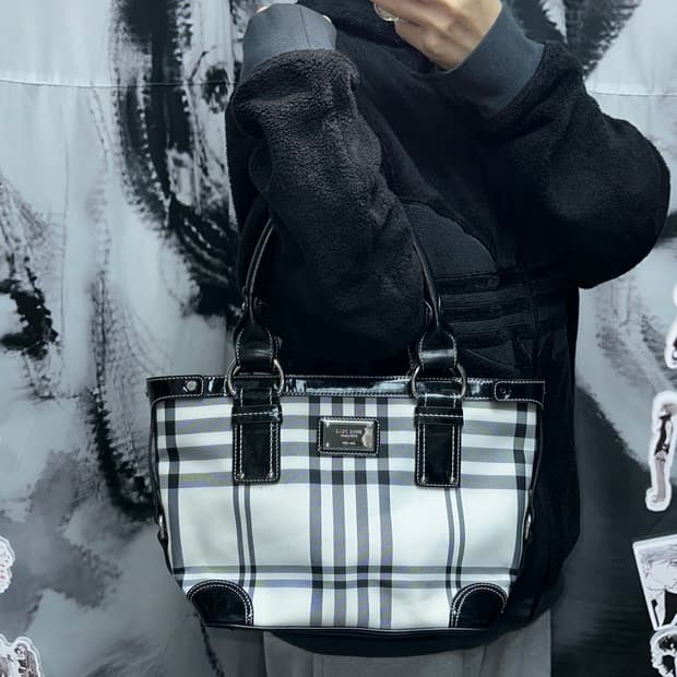 빈폴 노바체크 토트백